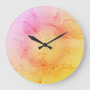 Elegant Sunset Gradient Wall Clock