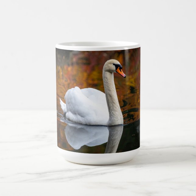 Elegant Swan Coffee Mug (Center)