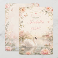 Elegant Swan Lake Birthday
