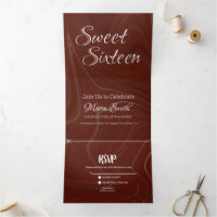 Elegant Sweet Liquid Marble | Agate Burgundy
