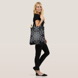 Elegant Symmetrical Christmas Design Tote Bag