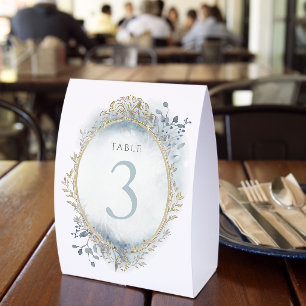 elegant table number