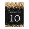 Elegant Table Number Gold Lights