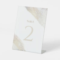 elegant table sign