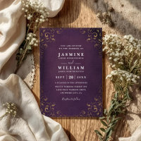 Elegant Tangled Lanterns Budget QR Code Wedding