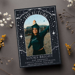 Elegant Tarot Graduation Photo Announcement Card