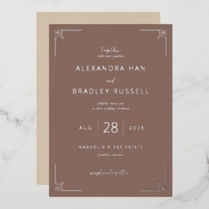 Elegant Taupe Greek Key