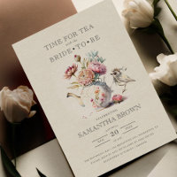 Elegant Tea Party Floral Bridal Shower