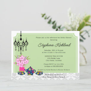 Elegant Tea Party Invitation