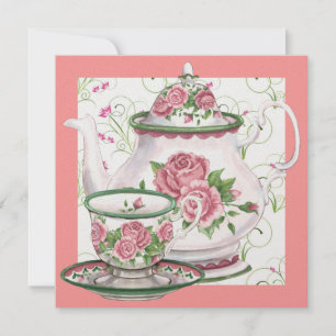Elegant Tea Party - SRF Invitation
