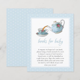 Elegant Teacups Baby Shower Tea Party Book Request