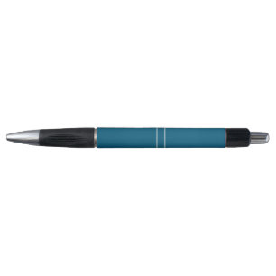 Elegant Teal Blue White Striped Emmy