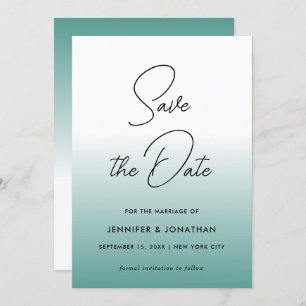 Elegant Teal Modern Minimalist Template Typography