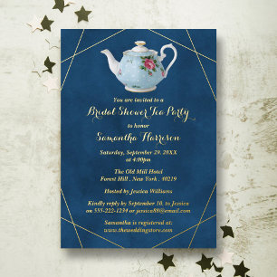 Elegant Teapot Bridal Shower Tea Party Real