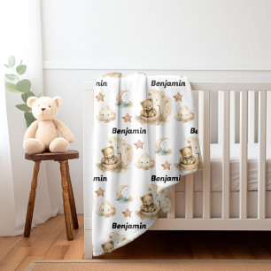 Elegant Teddy Bear Nursery Baby shower  Bath Towel Set