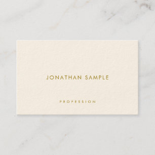 Elegant Template Gold Text Luxury Modern Simple Business Card