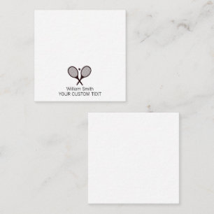 Elegant Tennis Personalised Stationery  Card
