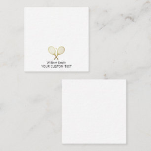 Elegant Tennis Personalised Stationery  Card