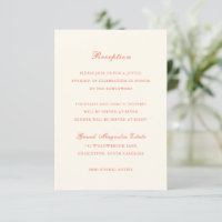 Elegant Terracotta Modern Classic Wedding
