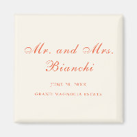 Elegant Terracotta Modern Classic Wedding