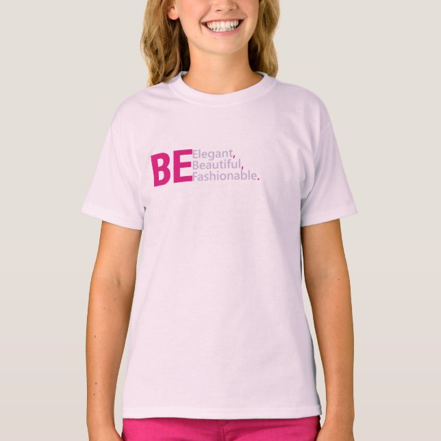 Elegant Text Motivational Quotes T-Shirt (Front)