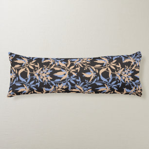 Elegant textile design featuring intricate floral  body cushion