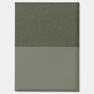 Elegant Textured Moss Green Magnet – Customisable