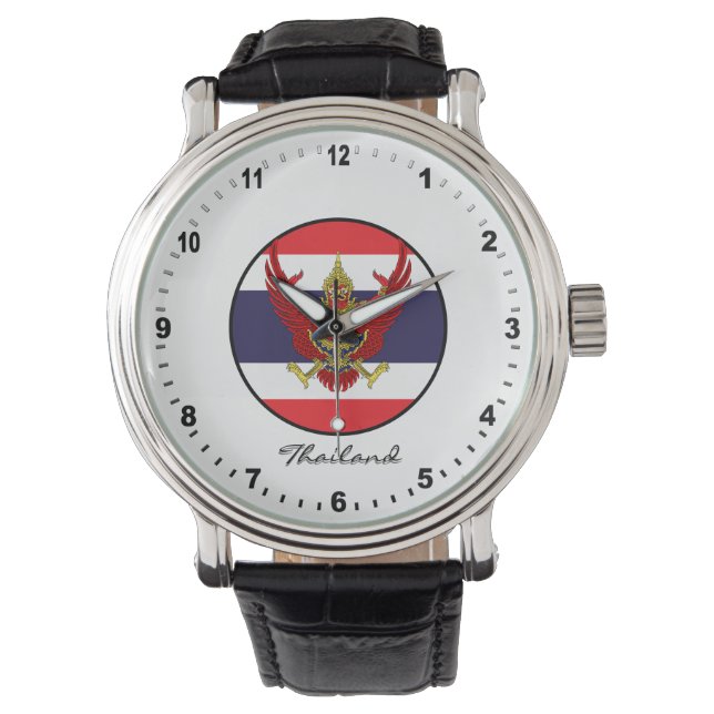 Elegant Thailand Watch & Thai Flag / Bangkog (Front)