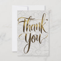 Elegant 'Thank You': A Truly Timeless Design