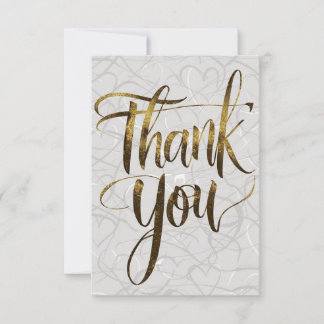 Elegant 'Thank You': A Truly Timeless Design Thank You Card