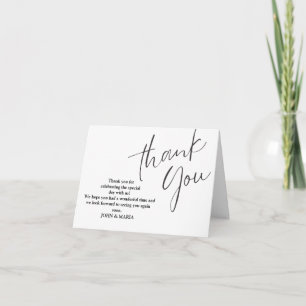 Elegant Thank You Card