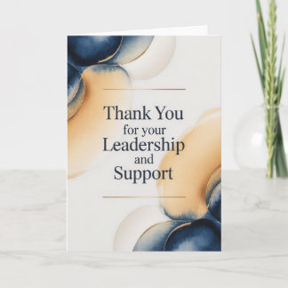 Elegant Thank You Card for Boss