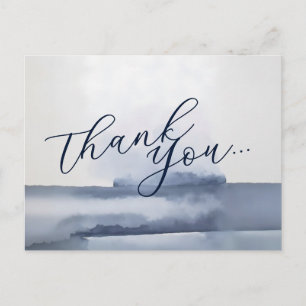 Elegant Thank You Card Watercolor Style