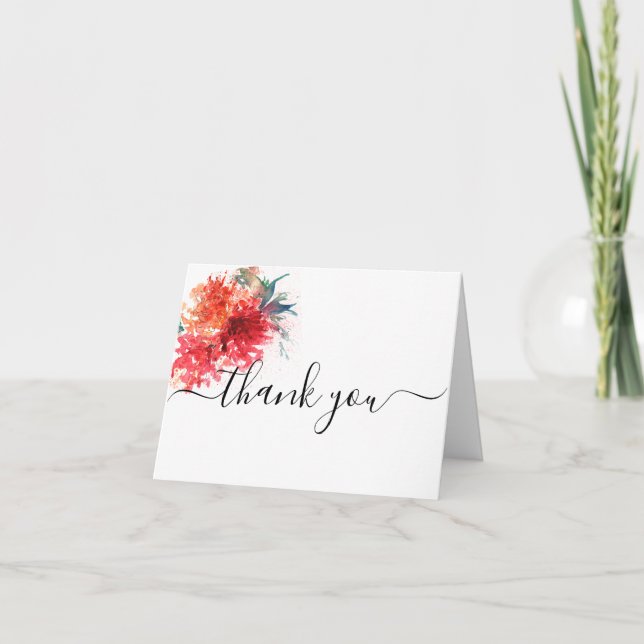 Elegant Thank You Cards - Modern Script Design (Front)