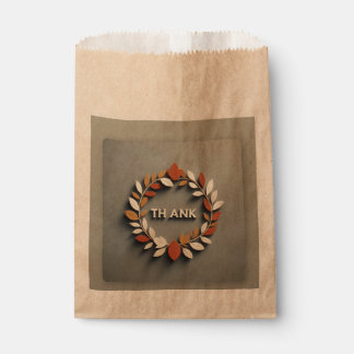 Elegant Thank You Envelope" Favour Bag