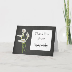 Elegant Thank You For Your Sympathy Card