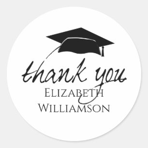 Elegant Thank You Graduation Envelope Seal