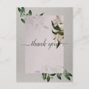 Elegant Thank you Postcard