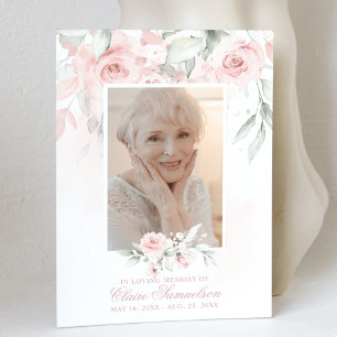 Elegant Thank You Sympathy Floral Roses   PHOTO