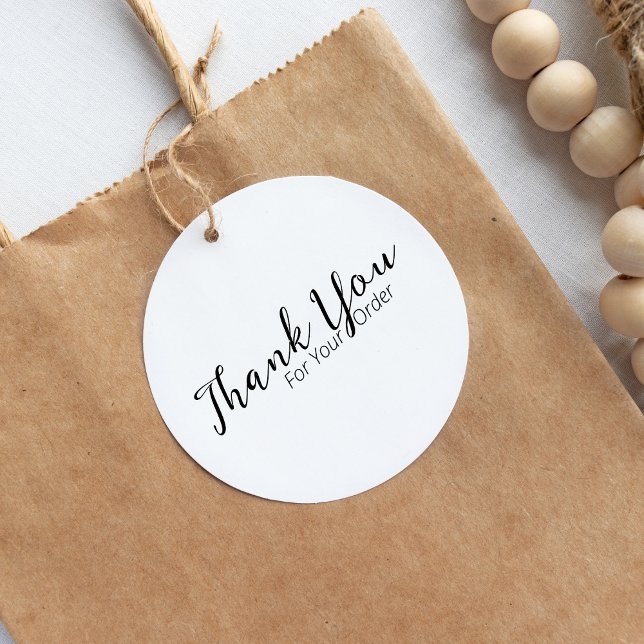 Elegant Thank you Typography Handmade Homemade  Rubber Stamp (Creator Uploaded)