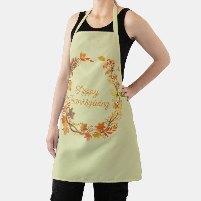 Elegant Thanksgiving Entertaining Apron (Insitu)