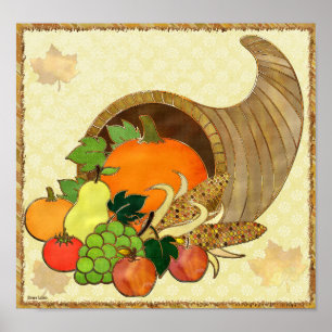 Elegant Thanksgiving Mixed Media DECOR