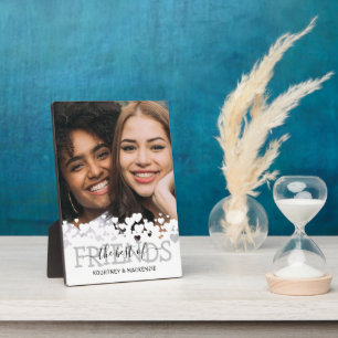 Elegant The Best of Friends Photo Plaque