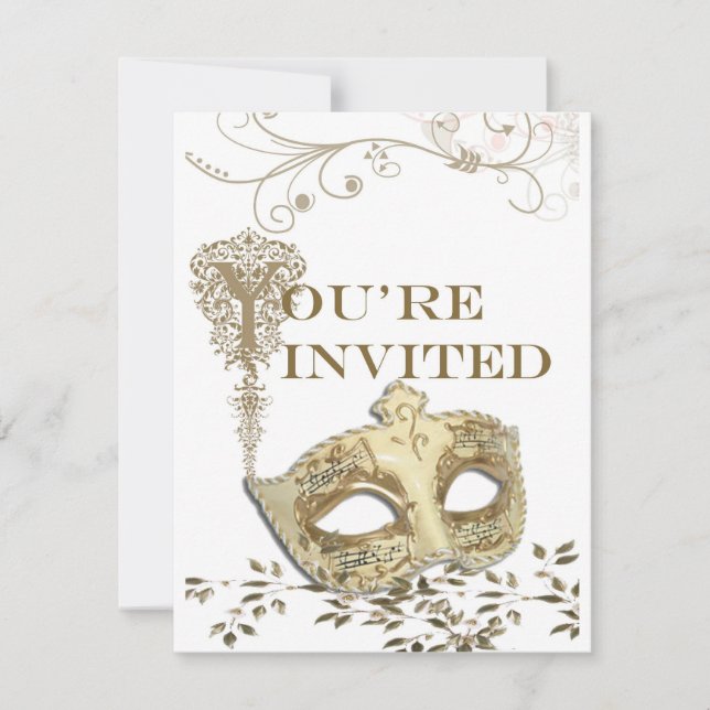 Elegant Theatrical Invitation (Front)