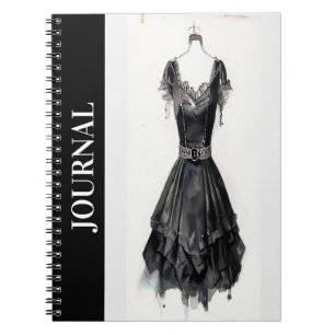 Elegant Thoughts: LBD Journal, Little Black Dress Notebook