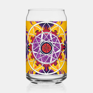 Elegant Tiger Lilies Floral Arrangement Illustrati Can Glass
