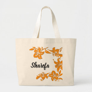 Elegant Tiger Lilly Tote Bag