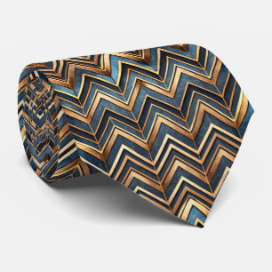 Elegant tiled Art Deco pattern Tie