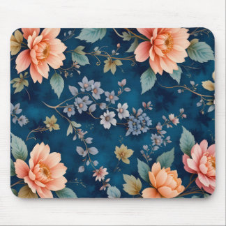 Elegant Timeless Floral Pattern design Mouse Pad