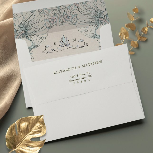Elegant Timeless Pimpernel William Morris Envelope (Creator Uploaded)
